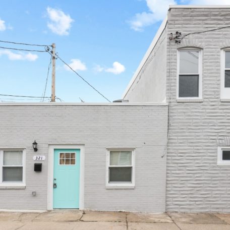 residential front brick wall